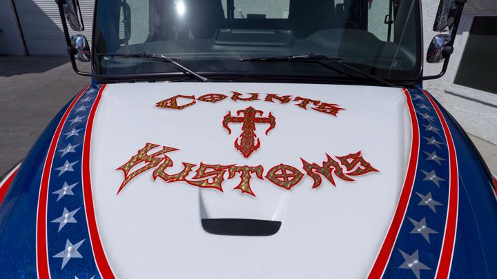 Count's Kustoms hood art